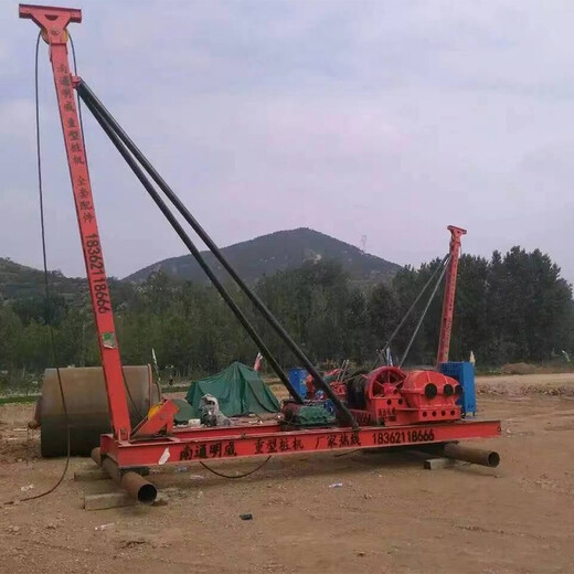 6噸低噪音打樁機(jī)全套配置卷揚(yáng)機(jī)錘頭鋼絲繩電纜線泥漿泵控制箱