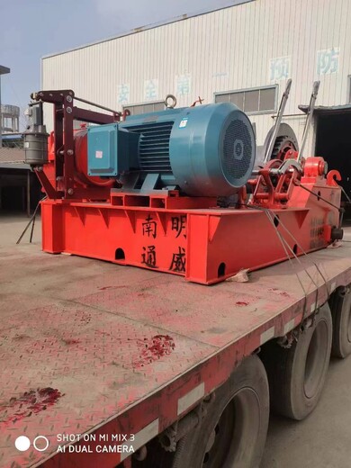 水電利工程QPQ單雙吊固定卷揚(yáng)式一字型移動(dòng)臺(tái)車卷揚(yáng)啟閉機(jī)