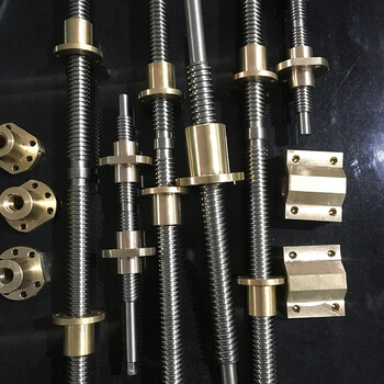 廠家加工矩形三角鋸齒螺紋絲杠安全生產機床設備絲桿梯形