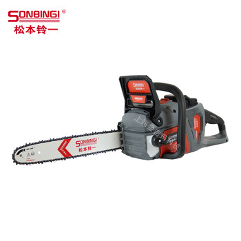 松本鈴一電鋸LBX-405E-60V鋰電手持式電動(dòng)砍樹(shù)伐木鋰電鋸電鏈鋸