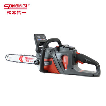松本鈴一電鋸LBX-405E-60V鋰電手持式電動(dòng)砍樹(shù)伐木鋰電鋸電鏈鋸