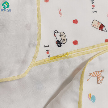愛怡貝姿嬰兒可洗芥子新生兒用品四層紗布尿片純棉兒童尿布