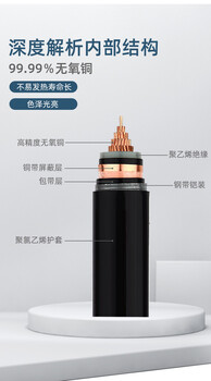 WDZB1-YJY23低煙無鹵鋼帶鎧裝阻燃電纜地鐵用電纜線