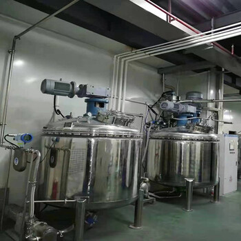 厂家直供染发剂搅拌机洗发水生产设备日化生产设备化工机械反应釜