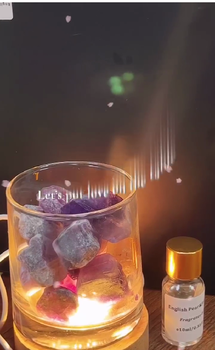 水晶石香薰燈