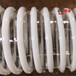 白色塑料筋加强PU软管食品级聚氨酯波纹管耐磨吸料塑筋管