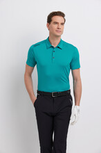 新款Deanball高尔夫男装短袖T恤运动休闲商务透气排汗球服承接赛事定制