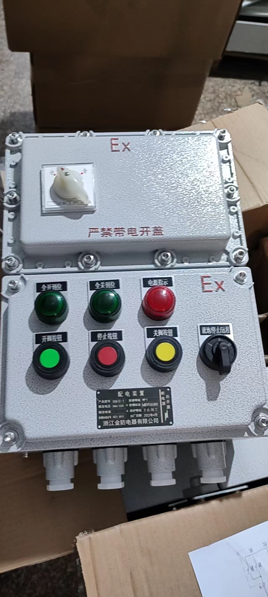 BXM51六回路防爆照明配电箱/防爆照明动力箱