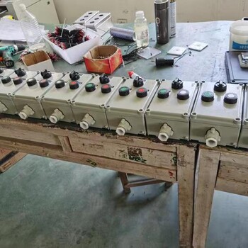 電機啟停防爆按鈕開關(guān)盒