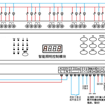 12路智能照明控制模块