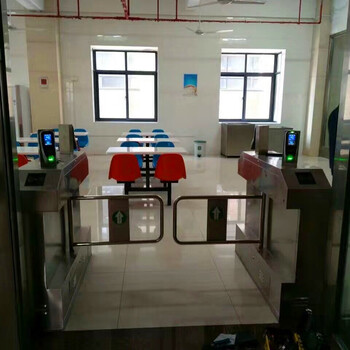 鄭州門禁考勤系統(tǒng)工廠單向閘機(jī)圖片人行通道擺閘機(jī)通道系統(tǒng)門