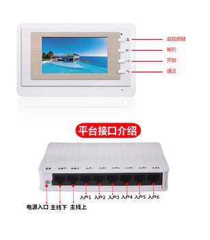 滎陽五方對講用線歐族樓宇對講智能樓宇門對講機