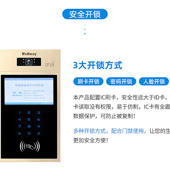 滎陽五方對講用線歐族樓宇對講智能樓宇門對講機