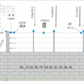 襄城电子脉冲式围栏周界监控报警联动电子虚拟围栏