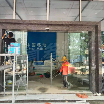 南寧玻璃自動門安裝_自動玻璃門定做