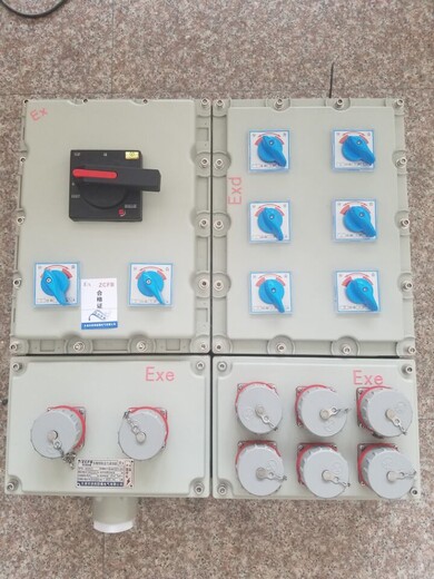 双电源自动切换控制箱8回路防爆照明配电箱价格