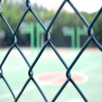英凯美筛网包塑丝球场围网体育场馆防抛网菱形孔勾花4米高