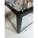 黑色烤漆台阶钢化玻璃小型商用冰箱玻璃双层钢化电加热中空玻璃