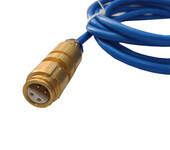 矿井电液支架电缆连接器2针2孔自接头