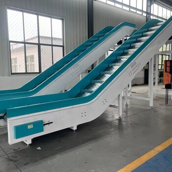 鏈板爬坡輸送機(jī)運(yùn)輸滾筒產(chǎn)品輸送線鏈板式輸送帶流水線傳送帶