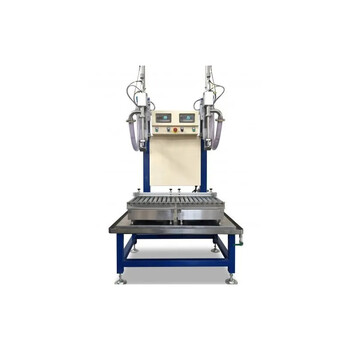 18L自動(dòng)去皮稱(chēng)重壓蓋機(jī)_噴膠壓蓋機(jī)