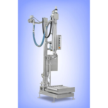 氣動(dòng)伺服包裝機(jī)210L潔廁液包裝機(jī)