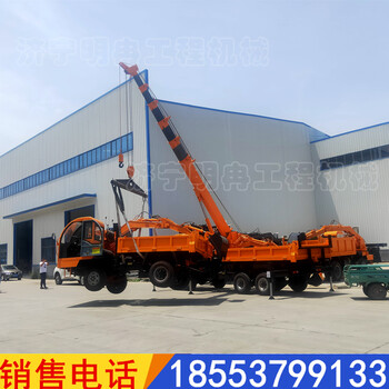MR*20噸四驅(qū)隨車吊輪式旋轉(zhuǎn)吊裝一體機建筑工程起重機