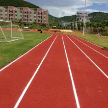 深圳学校混合型塑胶跑道施工_深圳全塑型透气型跑道施工_学校塑胶跑道翻新施工_能冠体育