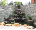 江門假山,彩色燈光噴泉施工設計