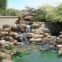 中山假山,小型水池假山現(xiàn)場(chǎng)制作