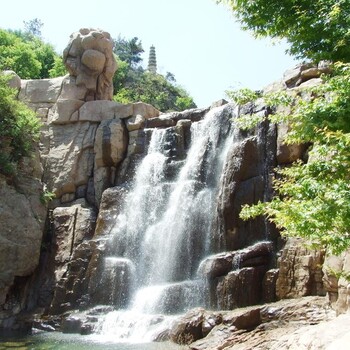 嘉峪关假山,工厂假山鱼池品牌厂家