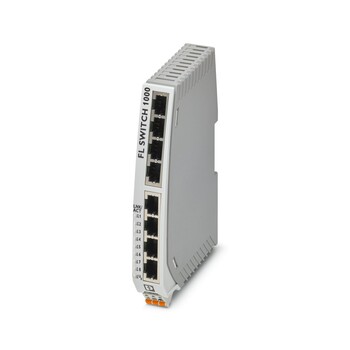 供菲尼克斯FL SWITCH 1008N1085256 超薄以太網交換機，8個RJ45現
