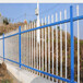 陕西庭院围墙护栏小区三横梁锌钢护栏铸铁护栏铁艺栏杆厂家