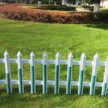 pvc塑钢草坪护栏绿化塑料栅栏围栏庭院花园围栏锌钢小护栏