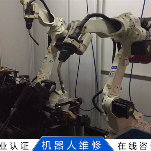 OTC机器人上电不动作故障维修工业机械臂保养
