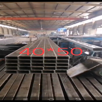 寶雞異型方矩管源泰潤豐60*120*4.5熱鍍鋅方管建筑塔吊用