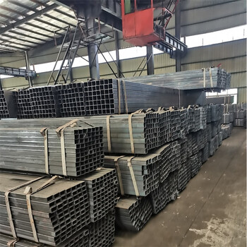 50*80*3.5鍍鋅方管方矩管銘泰金屬40×40鍍鋅方管可以發(fā)貨
