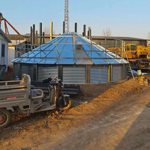 大型养殖场用饲料塔玉米储存粮仓设备大麦钢板仓