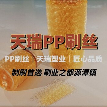 PP抗酸碱工业刷丝，耐冲击弹性复合刷丝，耐久强韧环卫刷丝