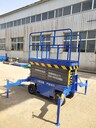 北京移動剪叉式升降機新款自行走液壓升降平臺12米登高車