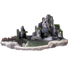 濟(jì)源哪里有做假山景觀-水泥假山工地設(shè)計(jì)制造方法圖片