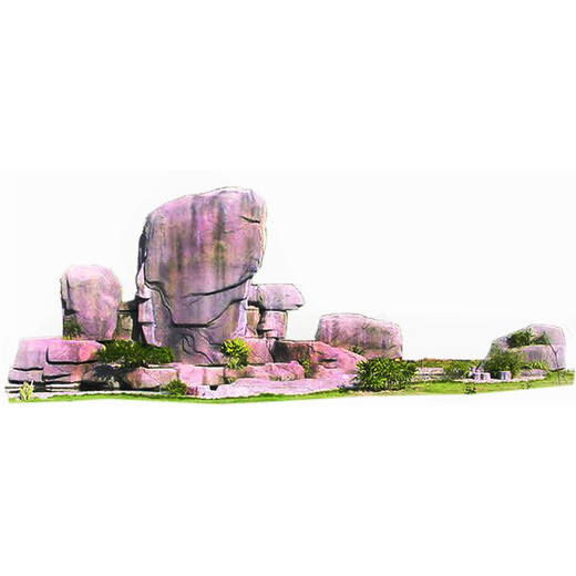 葫芦岛水泥假山施工价格-塑石假山精雕细琢
