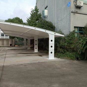 甘肅遮雨篷汽車棚自行車棚膜布加工