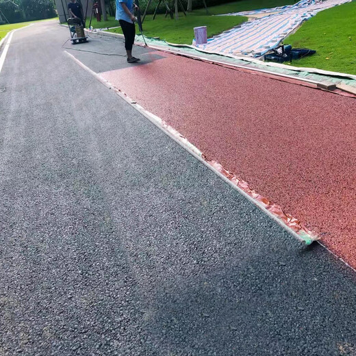 广西百色透水混凝土胶凝剂批发透水地坪透水道路包工包料