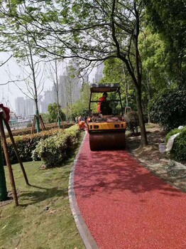 廣西北海瀝青路面改色施工彩色瀝青路面
