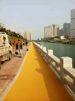 湖南株洲广场彩色透水混凝土施工施工批发透水地坪