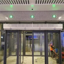 廣西玉林市離心式電熱風幕機電熱風幕機商場門市廠家低噪風簾機熱空氣幕圖片