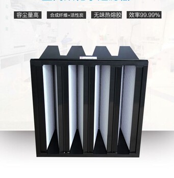 湖北荊門市大風(fēng)量過濾器F7F8鍍鋅框中效過濾袋