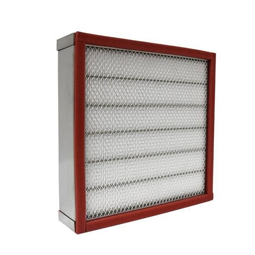 安徽宣城市耐高温过滤器不锈钢框玻纤耐温280度有隔板空气