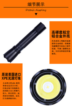 GD-EBT002便攜式強(qiáng)光多功能巡檢防爆手電筒